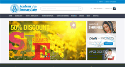 Desktop Screenshot of academyoftheimmaculate.com